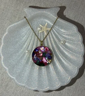 گردنبند دست ساز سنگ های طبیعی